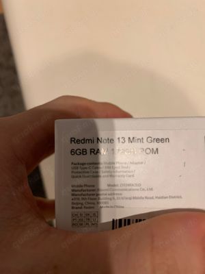 Xiaomi Redmi Note 13 128GB Mint Green Bild 3