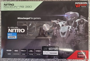 Nitro Radeon Sapphire R9 390 8GB in OVP