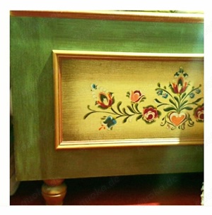 VOGLAUER LandhausSchlafzimmer handbemalt antik.Landhausstil Bild 9