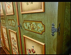 VOGLAUER LandhausSchlafzimmer handbemalt antik.Landhausstil Bild 2