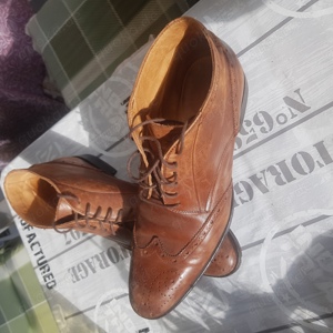 Echtleder Made in Italy Herrenschuhe.