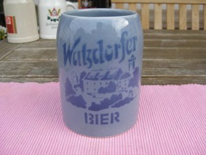 Bierkrug (0,5l ungeeicht) Thüringen, Watzdorfer Bier