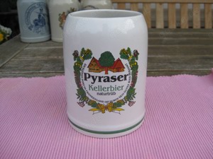 Bierkrug 0,5l Bayern Mittelfranken, Pyraser Brauerei, Thalmässing