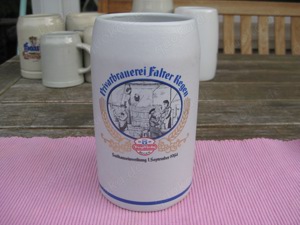 Bierkrug 0,5l Bayern Niederbayern, Privatbrauerei Falter Regen - Bürgerbräu Regen seit 1649