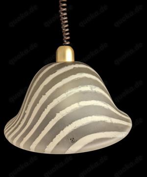 Hängeleuchte Lampe Peill & Putzler Zebra 70er   Vintage   retro