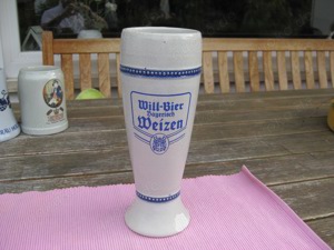 Bierkrug Weizenbier Kelch, Bayern Unterfranken, Will-Bier Motten Bild 2