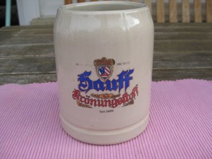 Bierkrug 0,5l Bayern Mittelfranken, Brauerei Hauff Lichtenau, seit 1489