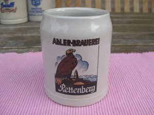Bierkrug 0,25l Bayern Schwaben, Adler-Brauerei Rettenberg