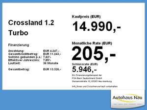 Opel Crossland 1.2 Turbo  2020 *Sonderpreis* Bild 5