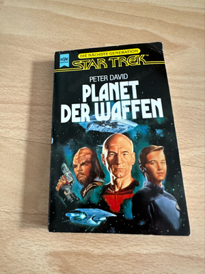 Buch Star Trek Die nächste Generation Planet der Waffen Peter David   Teil 6