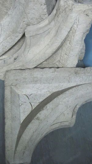 Antiker Gothic Fries ,aus 4 Bau-Elementen Bild 4