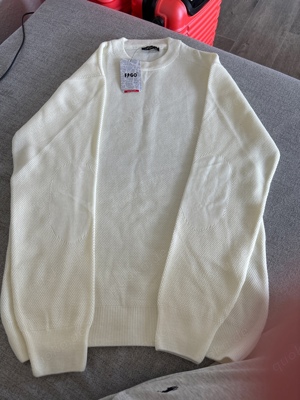 creme weisser pulli XL