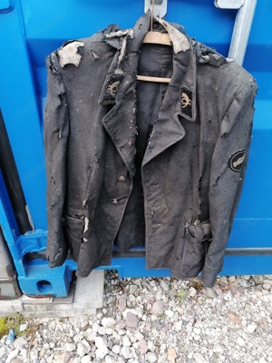 Antike uniform Jacke Postuniform  ca.1940 beschädigt
