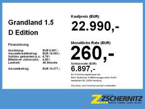 Opel Grandland 1.5 D Edition LM LED AkustikGlas PDC Bild 2