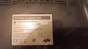 Fritz!Box 7390 Router mit Ladegerät und Kabel Bild 8
