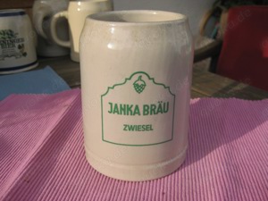 Bierkrug 0,5l Bayern Niederbayern, Janka Bräu Zwiesel