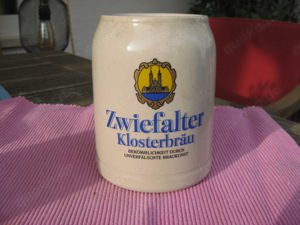 Bierkrug 0,5l Baden-Württemberg, Zwiefalter Klosterbräu Bild 1