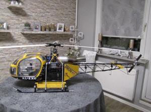 Vario Hubschrauber Alouette2 mit Turbine PHT2 V2 neue Version