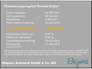 Renault Kadjar Limited Deluxe AUTOMATIK NAV DIG-DISPLAY KAMERA SH Bild 2