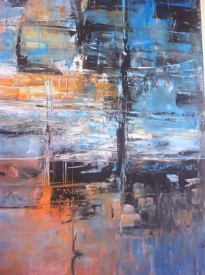 Acrylgemälde Abstrakt Leinwand Unikat 60x80 Bild 3