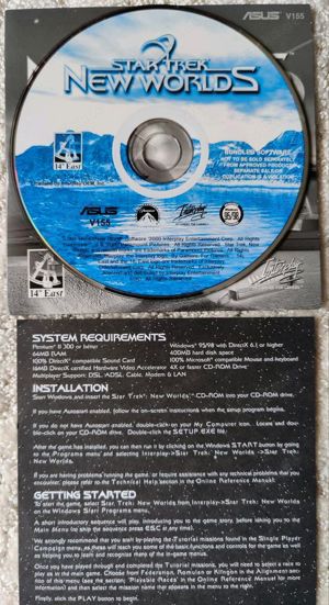 PC Spiel: Star Trek New Worlds - Windows 95,98 & XP -VB 5,90 Eur. Bild 2