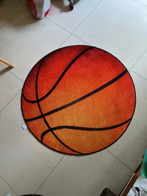 basketball shaped rugs, basketball-shaped rugs, bedroom area rugs with basketball shape