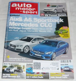 "Auto Motor und Sport" Heft 15 vom 10. Juli 2014 neuwertig