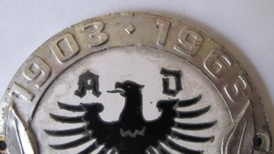 ADAC Mitgliedsplakette 60 Jahre alt Bild 2