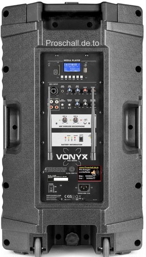 AKKU Box der nächste Sommer kommt-1000WATT- Mit Talk Over, ideal auch für Schausteller, PA-Party- Bild 2