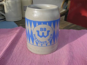 Bierkrug 0,4l Bayern Unterfranken, BBW Wiesener Bier
