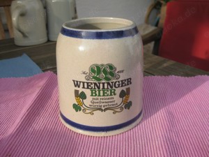 Bierkrug (0,5l ungeeicht) Bayern Oberbayern, Brauerei Wieninger, Teisendorf