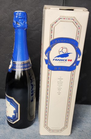 Champagner Sonderedition Fußball Weltmeisterschaft 1998 Frankreich, Rarität Bild 2