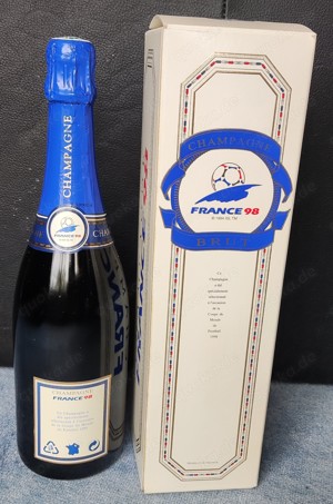 Champagner Sonderedition Fußball Weltmeisterschaft 1998 Frankreich, Rarität Bild 5