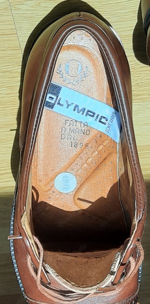 Olympic Echt Lederschuhe Schuhe, Größe 39  Bild 4
