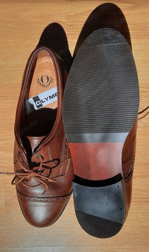 Olympic Echt Lederschuhe Schuhe, Größe 39  Bild 3