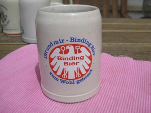 Bierkrug 0,25l Hessen, Binding Brauerei Frankfurt am Main