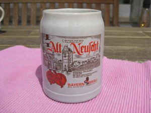 Bierkrug 0,25l Bayern Unterfranken, Bayern Bräu, Neustadt an der Saale
