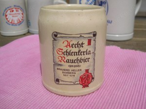 Bierkrug 0,25l Bayern Oberfranken, Brauerei Heller, Bamberg, seit 1678