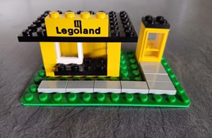 Lego Kiosk mit Telefonzelle Vintage 