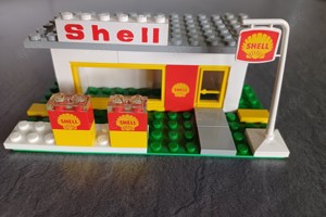 Lego Shell Tankstelle Vintage 