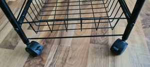 Servier- Roll- Haushalts- Küchenwagen_Rollen_3 Ebenen_neuwertig Bild 3