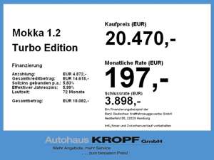 Opel Mokka 1.2 Turbo Edition LED+KAMERA+AUTOMATIK Bild 4
