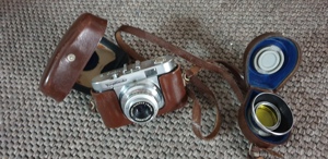 Voigtländer Vito B - tolle antike Kamera, gut erhalten m. Zubehör & Lederetui Bild 1