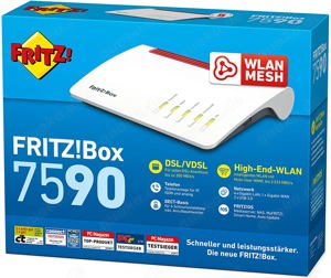 FRITZ!Box 7590 - selten genutzt + Restgarantie ( FRITZ ! BOX 7 5 9 0 )