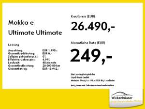 Opel Mokka e Ultimate FLA ParkAss. Alcantara SpurW Bild 4