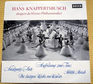 Schallplatte: Hans Knappertsbusch dirigiert die Wiener Philharmoniker