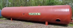 T15 gebrauchter 45.000 L Stahltank Drucktank mit Innenbeschichtung Zisterne Löschwassertank Erdtank