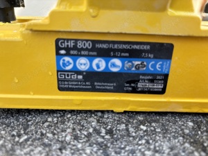 Güde GHF 800 Profi Handfliesenschneider gebraucht Bild 3