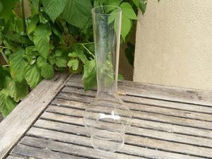 Ersatz Brennerglas Glaszylinder Petroleumlampe   75mm Lampenglas Bild 1