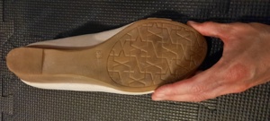 Schuhe Keilpumps, Gr. 36, beige, gebraucht, 3x getragen Bild 6